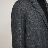Winter Men's Casual Long Woolen Trench Jacket Overcoat