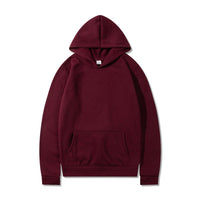 Short-sleeve Unisex Hoodie Pullover Jacket Solid Color