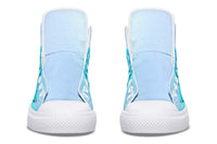 Fashion Print Couple High-Top Canvas Shoes