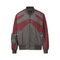 High Street Fashion Multi-functional Splice Functional Jacket
