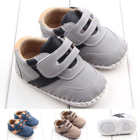 Hand-stitched frosted toddler shoes