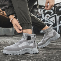 Martin boots lace-up high-top sneakers