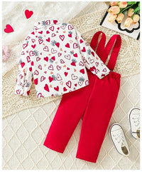 Christmas Shirt Children's Short-sleeved Shorts Two-piece Set