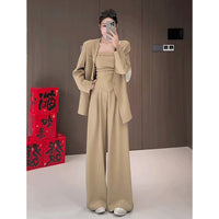 Women's Vest Top And Wide-leg Pants Set