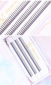 A-type False Eyelashes Female Single Cluster Piecewise