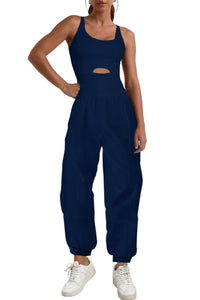 Women's Sleeveless Sports Suit Jumpsuit