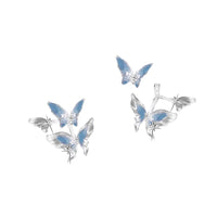 Butterfly Stud Earrings Light Luxury Romantic And Versatile