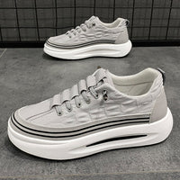 Breathable Canvas Shoes Thick Sole Slip-on