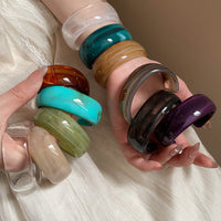 Dopamine-inspired Geometric Resin Bracelet