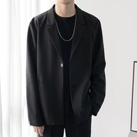 Casual Loose Trendy Pu Shuai Simple Men's Jacket