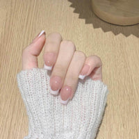Wear Armor Simple And Short Gradient Nail Tips