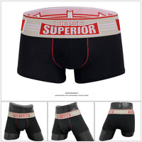 Fashionable Wide-brimmed Belt Cotton Sports Hip Raise Slim Fit Boxers