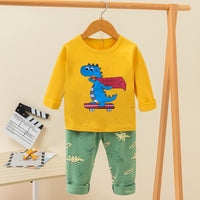 Printed Cute Cartoon Casual Children's Clothing Home Service Suit