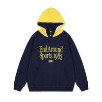 Men's Fashion High Collar Button Hooded Sweater
