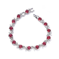 Women's Round-shaped Zircon-inlaid Bracelet