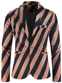 One Button Printing Leisure Suit Plus Size Men's Top