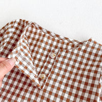 Children's Plaid Shirt Autumn South Korea
