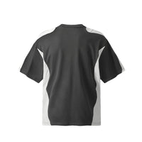 Contrast Color Letter Print Short-sleeve Men