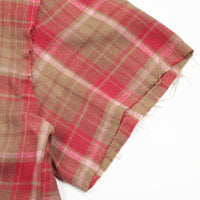Plaid Short-sleeved Shirt Men's Loose Casual
