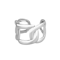 Womens Luxury High-end C-shaped Geometric Open Bangle