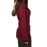 Stylish And Minimalist Long Sleeve Top For Women