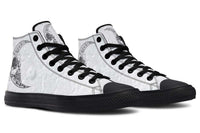 Printed Couple High-top Canvas Shoes