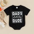 Baby Letter Print Crawling Suit Jumpsuit