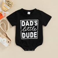 Baby Letter Print Crawling Suit Jumpsuit
