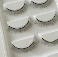 Grafting eyelashes students practice flat 8mm false eyelashes 5 pairs of practice hair big care 5 pay