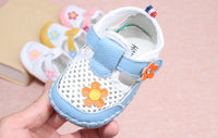Mesh hollow baby sandals