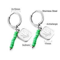 Niche Design Drop Oil Earrings