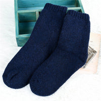 Woolen Fleeced Thickened Socks For Winter
