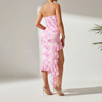 Women's Sexy Slit Halter Dress