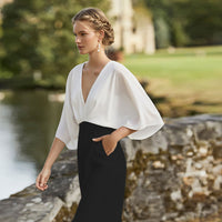 Women's Deep V High Waist Wide Leg Jumpsuit