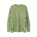 Spring And Autumn Loose-fitting Casual Round-neck Knitted Sweater