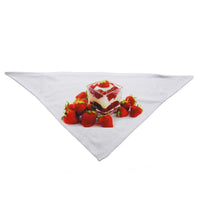 Pet saliva towel blank heat transfer printing triangle towel
