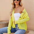 Women's Clothing V-neck Knitted Cardigan Women's Sweater