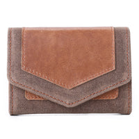Organ Leather Card Bag Oil Wax Canvas Cowhide