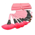 Set of 24 makeup brushes