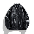 US Casual Retro PU Coat
