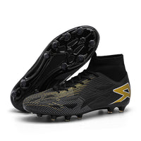 Turf Soccer Shoes Men's High-top Plus Size Football Shoes