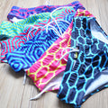 Men's Fashion Breathable Low Waist Printed Body Shaper Boxer Briefs