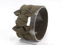 Knotted bowknot wide children's hair band