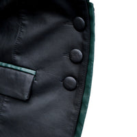 Small Leather Women's Slim Biker Jacket Plus Size Coat