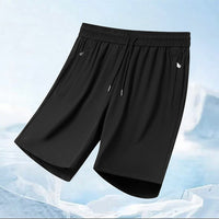 Summer Thin Style Real Ice Silk Sports Shorts For Men