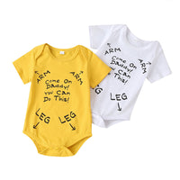 Baby Short-Sleeved Romper Casual European And American Fashion Newborn New One-Piece