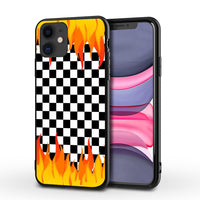 Suitable for XS / XR / 11pro Green Flame Mobile Phone Case
