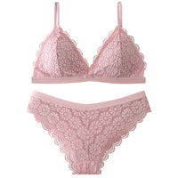 High-End Wireless Beauty-Back Thin Plus-Size Underwear Set