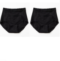 High Waist Physiological Underwear Female Menstrual Leak-proof Cotton Crotch Cotton Fabric Warm Aunt Pants Menstrual Fake Health Pants