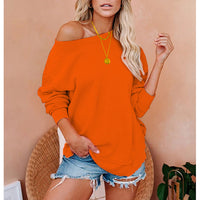 New Style Sportswear Casual Long-sleeve Pullover Solid-color Hoodie